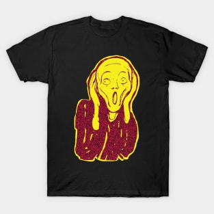 The Scream, Skrik (Shriek).  Der Schrei der Natur (The Scream of Nature) TORSO and above T-Shirt